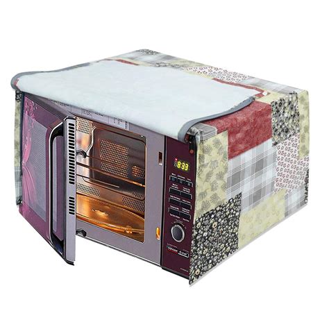 Kuber Industries 3D Checkered Design PVC Microwave Oven Full Closure ...