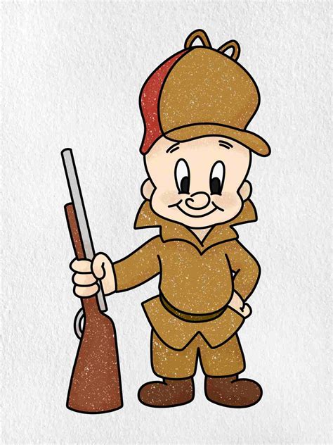 Elmer Fudd Tegninger Til Fargelegging Elmer Fudd Looney Tunes Hunter