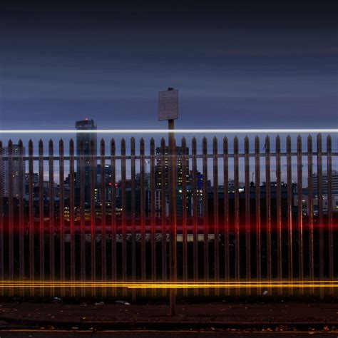 Download wallpaper 2780x2780 hedge, lights, buildings, freezelight ...