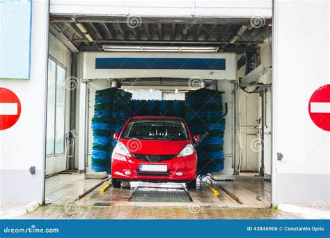 Automatic car wash stock photo. Image of spray, wagon - 43846906