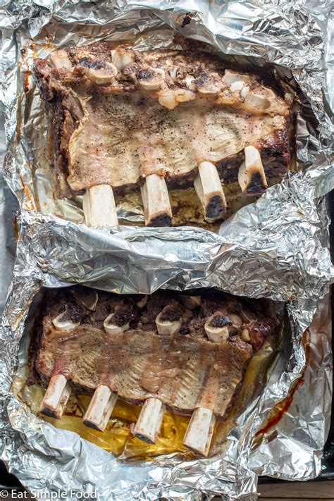 Easy Oven Baked Beef Back Ribs Recipe / Video - Eat Simple Food