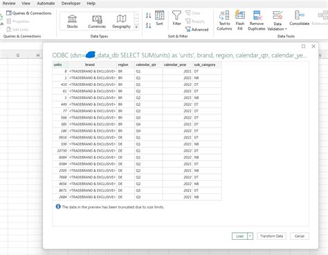 Image result for Query Excel ODBC