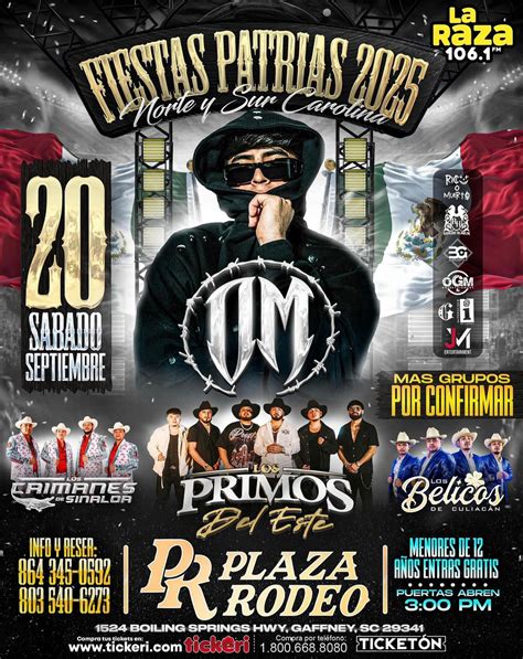 FIESTAS PATRIAS 2025 , 1524 Boiling Springs , Gaffney, SC, United ...
