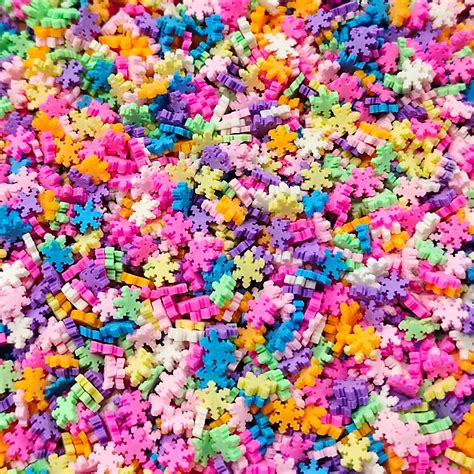 Snowflakes Shape Polymer Chips