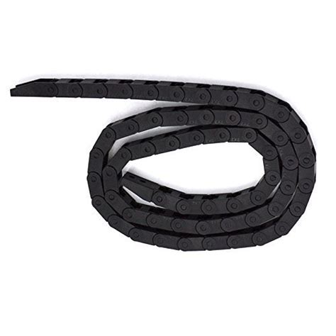 3DINNOVATIONS 1m Black Plastic Drag Chain Cable Carrier 7mm x 7mm for ...