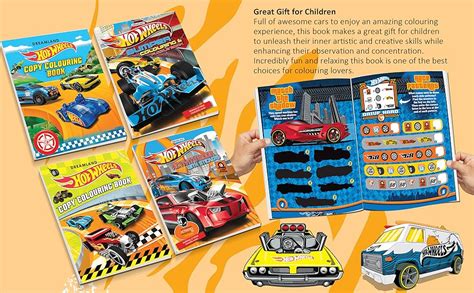 Buy Hot Wheels Copy Colouring Book – Creative Colouring Book for Kids ...