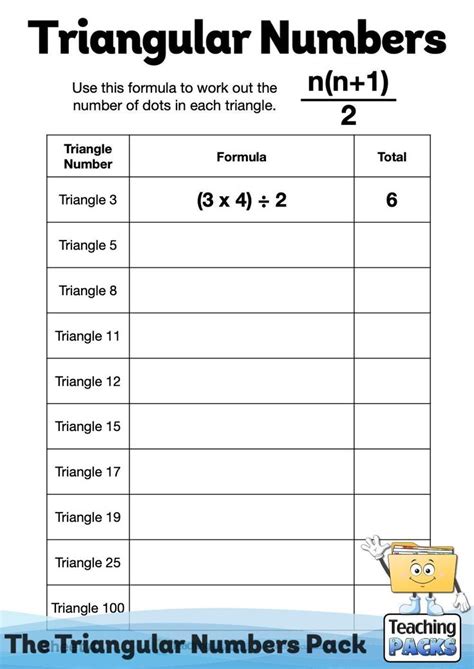Image result for Triangular Numbers Kids