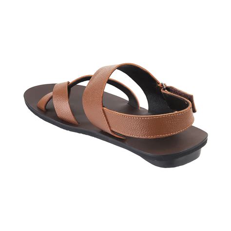Ledero Tan Drymill Sandal for Men | Buy Stylish Slip ons for Men | LEDERO