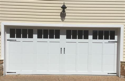 16x7 Model 5330 Carriage Style Garage Door with Top Glass