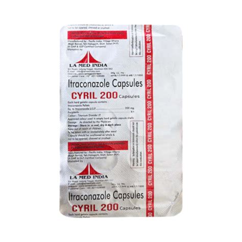 Cyril 200 MG Capsule (10): Uses, Side Effects, Price & Dosage | PharmEasy