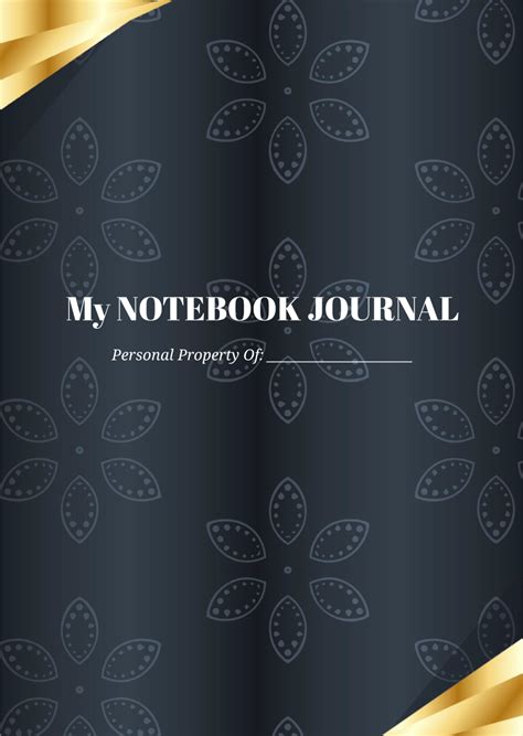 Simple Design Example of Journal Notebook 的图像结果