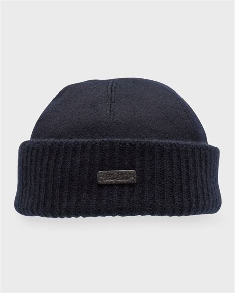 Neiman Marcus Men's Cashmere Beanie Hat | Neiman Marcus