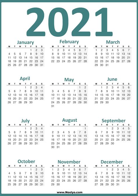 Calendario Infantil Del 2021 ® Listo Para Imprimir En Pdf Calendario ...