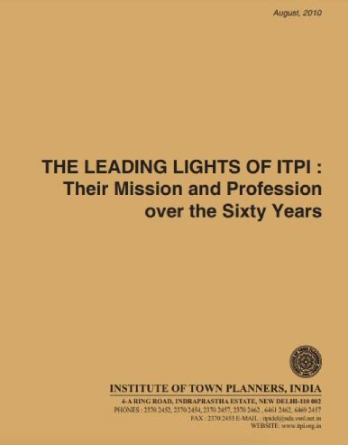 Institute of Town Planners, India | Town & Country planning Organization