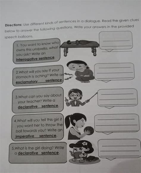 Sentence With Dialogue