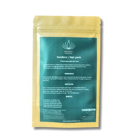 Sundara Hair Pack | Natural Ayurvedic Blend For Strong & Healthy Hair ...