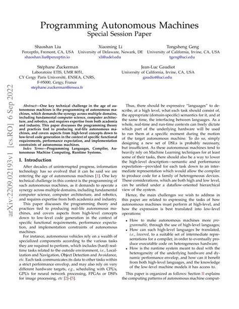 Image result for Autonomous Robots Programming