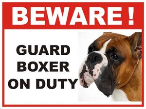 Clickforsign Beware! Guard Great Dane on duty Emergency Sign Price in ...