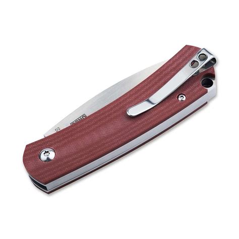 Boker Plus Boston Slip Joint Folding Knife | Red / Satin | 01BO618 ...