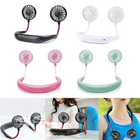 marvella Mini Neck Portable Personal Neck-Hanging Rechargeable Neckband ...