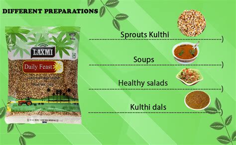 Laxmi Daily Feast Kulthi 1 Kg | Brown Horse Gram | Kulthi Beans | Gahat ...