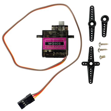 MG90S Servo Motor with Semi-Metal Gear | Micro Servo MG90S – Harish ...