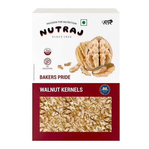 Nutraj Broken Walnut Kernels 500g (250g x 2) (6-8 pieces) | Akhrot Giri ...