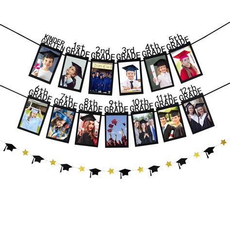 Buy 2022 Graduation Photo Banner Party Supplies, Glitter Graduation ...