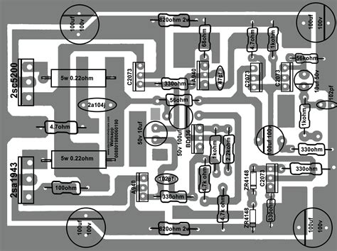 1000 Watt Amplifier Circuit