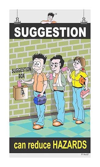 Posterkart Safety Suggestion Poster - Suggestion, 66 cm x 36 cm x 1 cm ...