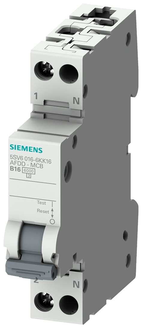 5SV6016-6GV10 Siemens | Siemens Sentron 5SV6 MCB, 2P, 10A, 230V AC, 6 ...