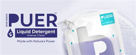 Buy PUER Liquid Detergent Intense Clean French Lavender 1800ml Refill ...
