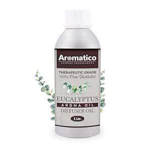 AROMATICO 1Ltr Eucalyptus Diffuser Oil with Strong, Long-Lasting Aroma ...