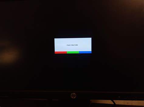 Help,do you know how to fix when the monitor display "check video cable ...