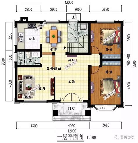 力荐13款适合农村自建房的户型图，经济、实用还美观_盖房知识_图纸之家