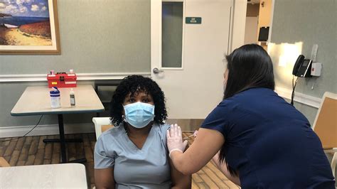 Chemung County NY nursing home vaccination rates for staff