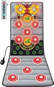 BLURISM Full Body Massage Mat with Heat 20 Neck Shiatsu Kneading ...