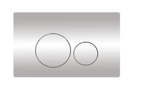 Buy Integra Push Plate Round Chrome from Johnson Bathrooms