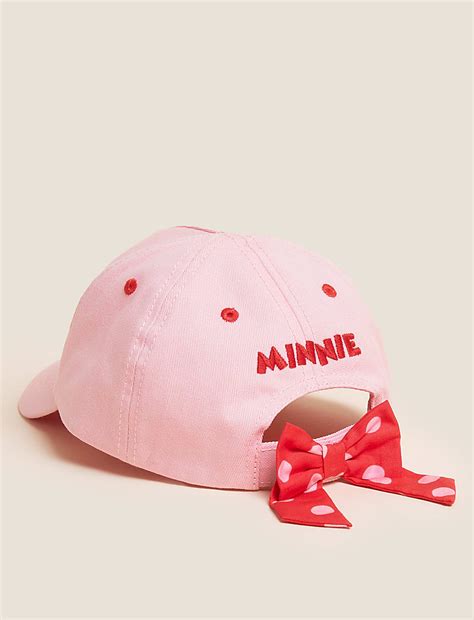 Buy Kids' Pure Cotton Minnie Mouse™ Cap (1-6 Yrs) at Marks & Spencer