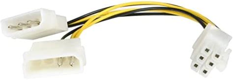 StarTech.com 6in LP4 to 6 Pin PCI Express Video Card Power Cable ...