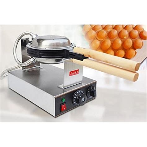 ANDREW JAMES Stainless Steel Non Stick Bubble Waffle Baker, Silver - 1 ...