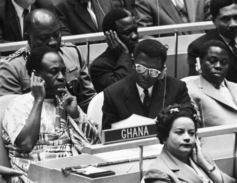 Kwame Nkrumah (1909-1972) Nghanaian Politician Photographed While ...