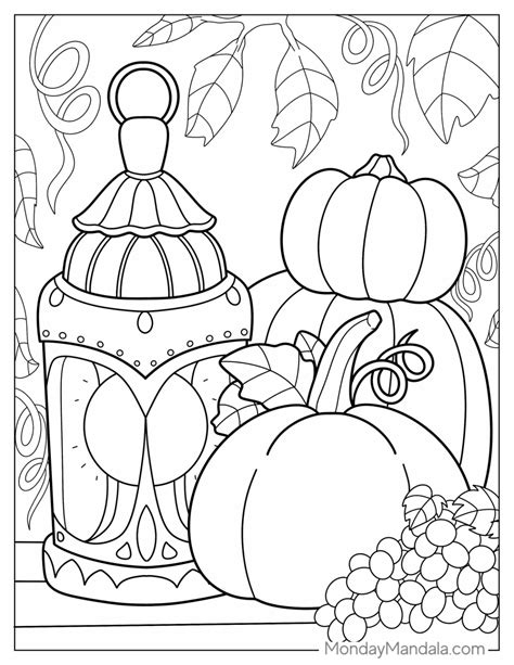 Fall Adult Coloring Pages - Coloring Nation