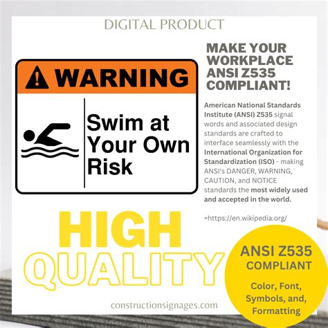 Swimming Sign 的图像结果