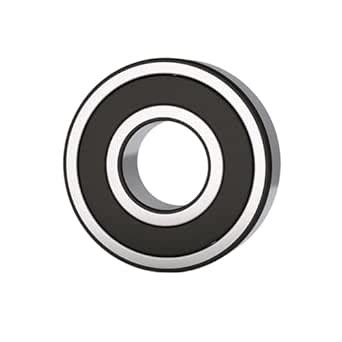6410-2RS Deep Groove Ball Bearings Rubber Shielded Bearing Steel 1Pcs ...