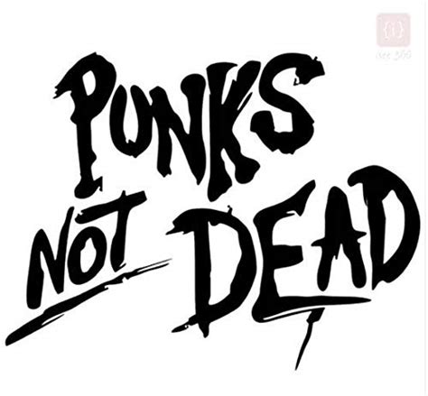 ISEE 360® Punks Not Dead Funny car Sticker v for auto car Stickers ...