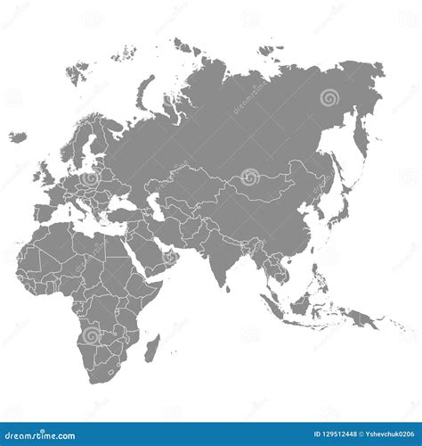 Territory of Continents - Africa Europe Asia Eurasia Stock Vector ...