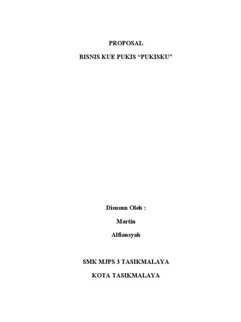 Bussiness Proposal Indonesia 的图像结果