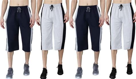 HINGE Striped Men Three Fourths - Buy HINGE Striped Men Three Fourths ...