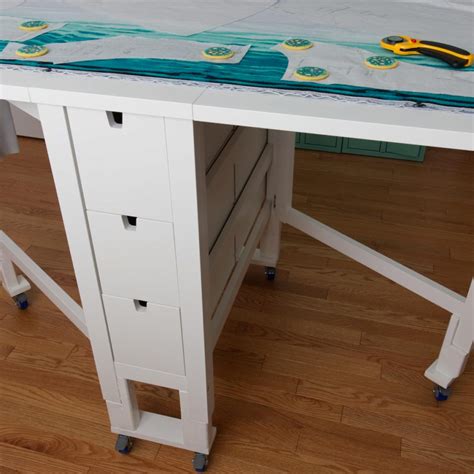 How to Make a DIY Cutting Table: IKEA Norden Hack – Mix Measure Make
